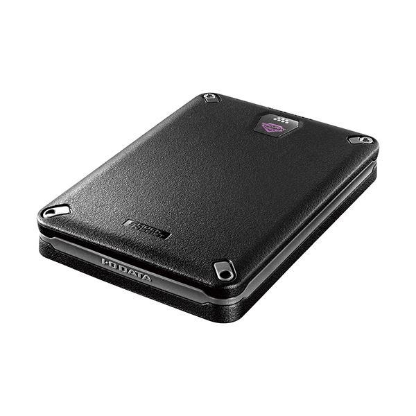 アイオーデータ USB3.0/2.0ハードウェア暗号化＆パスワードロック 耐衝撃ポータブルハードディスク 2TB HDPD-SUTB21台