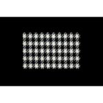 レストア用シート生地　ポルシェ・ぺピタ(Pepita)　ホワイト／ブラック