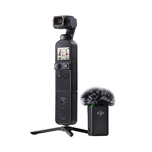DJI Pocket 2 Creatorコンボ 3軸ジンバル スタビライザー 4Kカメラ、1/1.7インチCMOS 64MP写真 フェイス トラッキン
