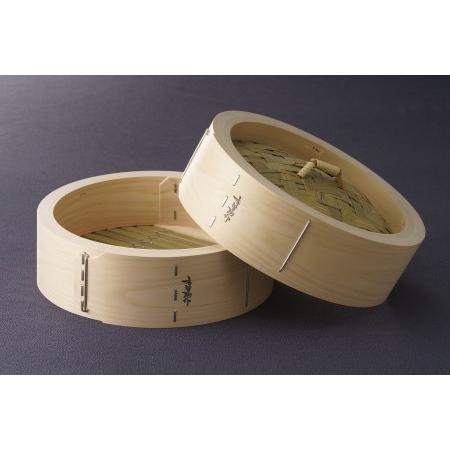ふるさと納税 ＜マルヤ製作所＞＜木曽駒印＞中華セイロ約24cm  56-021 岐阜県中津川市