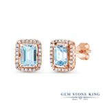 天然 アクアマリン ピアス レディース ピンクゴールド 加工 天然石 3月 誕生石 お守り 誕生日プレゼント 女性 アレルギー対応 ブランド