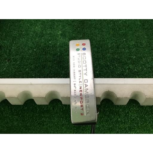 タイトリスト Titleist スコッティキャメロン スタジオスタイル ニューポート パター SCOTTY CAMERON STUDIO STYLE NEWPORT 2 340G 34イン 中古 Dランク