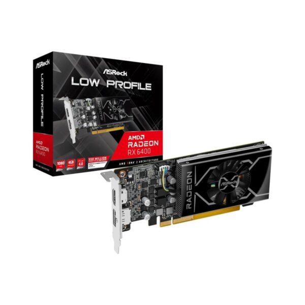 ASRock Radeon RX 6400 LP 4G グラフィックボード｜RX6400 LP 4G