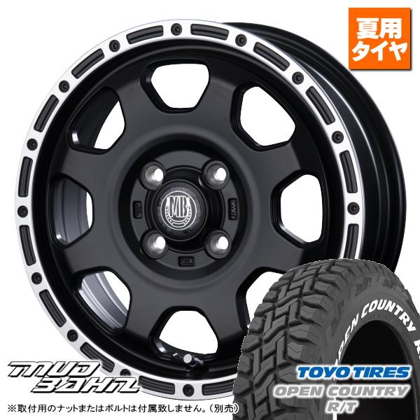 スズキ ハスラー/etc トーヨー オープンカントリー R/T 165/80R14 97/95N & MUD BAHN XR-910K 14インチ 4.5J +45 4H 100P