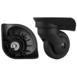 スーツケース交換用キャスター 車輪 修理 交換部品 スーツケースタイヤ キャリーバックホイール 切り替え補修用 360度回転 交換ホイール