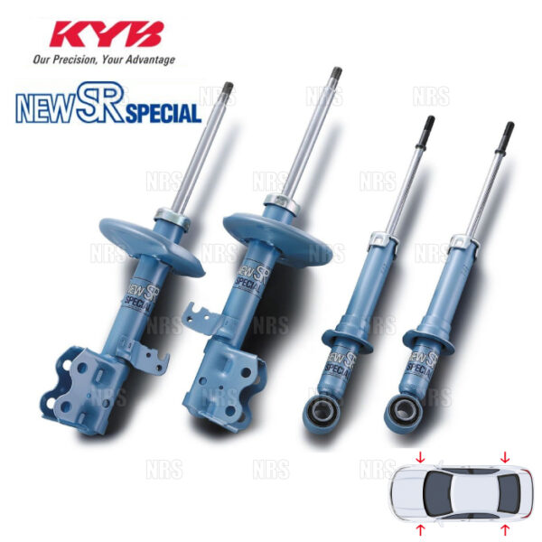 KYB カヤバ NEW SR SPECIAL (前後セット) R2 RC1/RC2 EN07 03/12〜 2WD/4WD車 (NST5358ZR/NST5358ZL/NST5359R/NST5359L