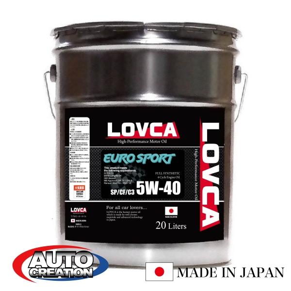 エンジンオイル■LOVCA EURO-SPORT 5W-40 SP/C3■LES540-20