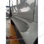 トヨタ ランドクルーザープラド150 後期 サイドステップカバー ホワイト　左右セット