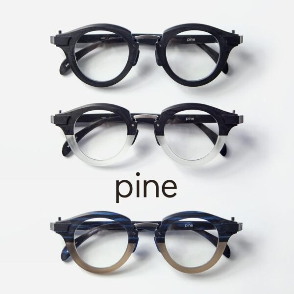 パイン pine 1037 コンビ ボストンフレーム 日本製 鯖江 メガネ 度付き 伊達