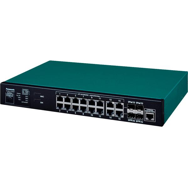PANASONIC PN231293 16ポート PoE給電スイッチングハブ FA-ML12TPoE+