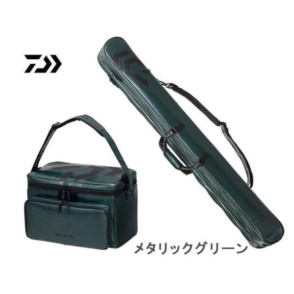 ダイワ　へらバッグ LT 35 （C）＋へらロッドケース LT 130-2P（C）セット　メタリックグリーン