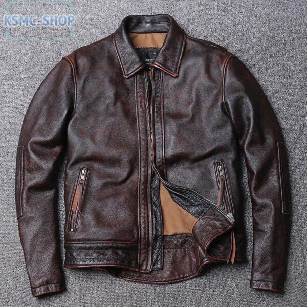 革ジャン レザージャケット メンズ 本革 バイク ライダース 牛革 シングル ショート スリムタイプ 細身 ブランド ジャケット ミリタリー レザーコート