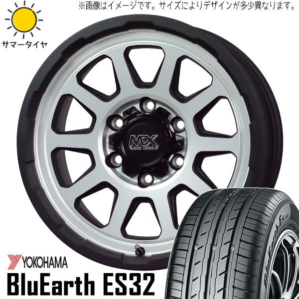 新品 ジムニーシエラ 215/70R15 15インチ ヨコハマ ES32 マッドクロス レンジャー 6.0J ±0 5/139.7 サマータイヤ ホイール 4本SET