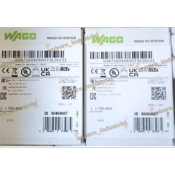 10PCS新しいWAGO 750-600ターミナルPLCモジュール750-600